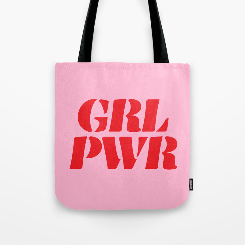 Girl Power GRL PWR Tote Bag