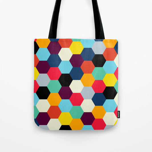 Eclectic Tiles | Mid Century Pattern Tote Bag