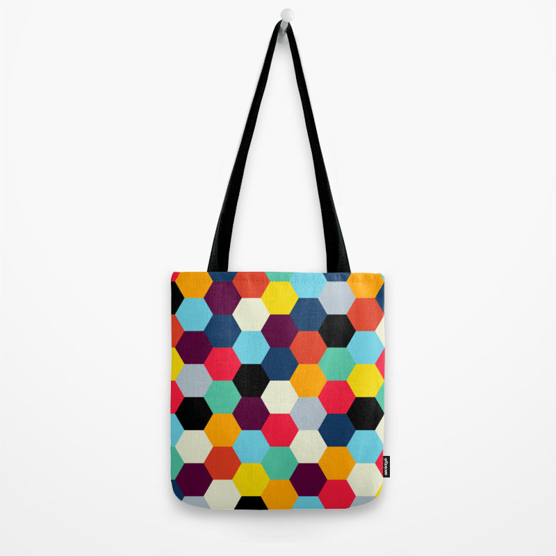 Eclectic Tiles | Mid Century Pattern Tote Bag